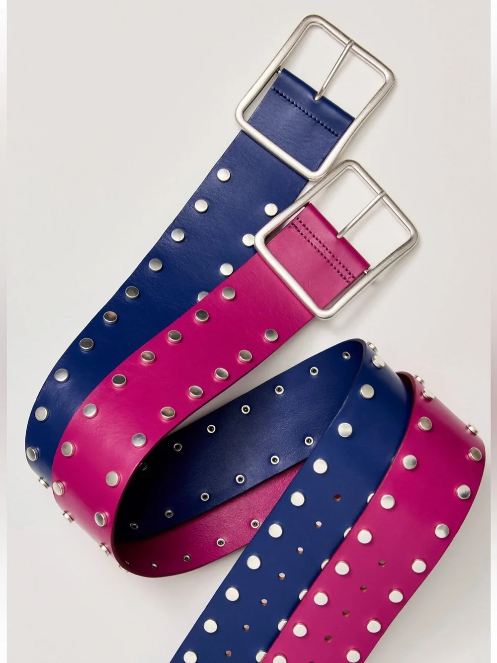 NWT Free People Hex Hip Belt in Navy Baby